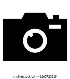camera glyph icon