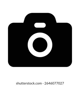 Bewerkbare videorecorder voor het pictogram van de camera-glyph
