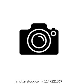 camera glyph icon. Simple vector for UI and UX, website or mobile application on white background