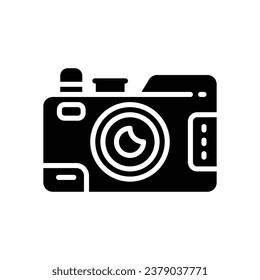 camera glyph icon. vector icon for your website, mobile, presentation, and logo design.
