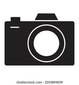 Camera Glyph Style vector icon which can easily modify or edit 