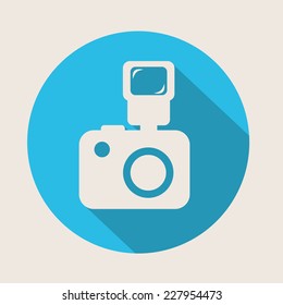 camera graphic design , vector illustration
