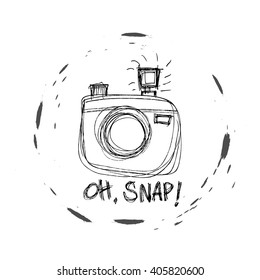  Camera And Hand Lettering 