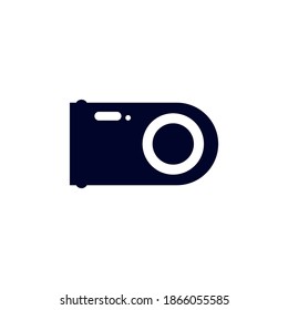 Camera handicam icon logo vector template, Creative Movie logo concept, Icon symbol, Illustration