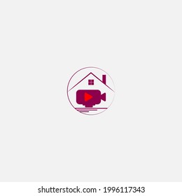 Camera home and video camera icon