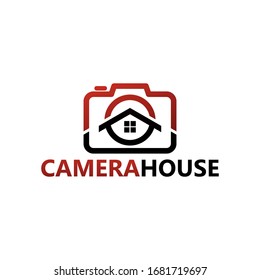 Camera House Logo Template Design Stock Vector (Royalty Free ...