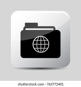 camera  icon 3d, for Internet icon and application icon. Vector eps 10.