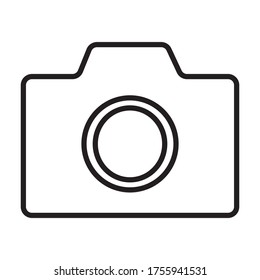 Camera icon against white background