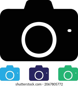 Camera Icon with black fill