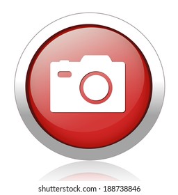 camera icon / button, graphic design element