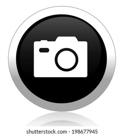 camera icon / button, graphic design element