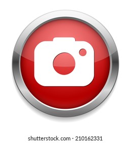 camera icon / button, graphic design element