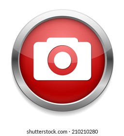camera icon / button, graphic design element