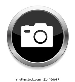camera icon / button, graphic design element