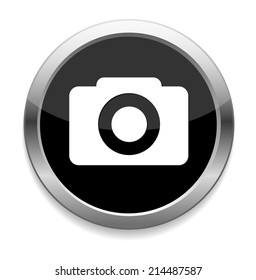 camera icon / button, graphic design element