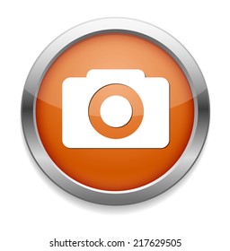 camera icon / button, graphic design element