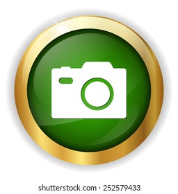 camera icon / button, graphic design element