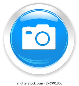 camera icon / button, graphic design element