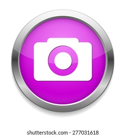 camera icon / button, graphic design element