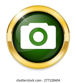 camera icon / button, graphic design element