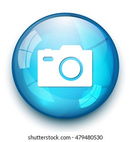 camera icon / button, graphic design element