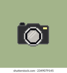 camera icon cartoon pixel art