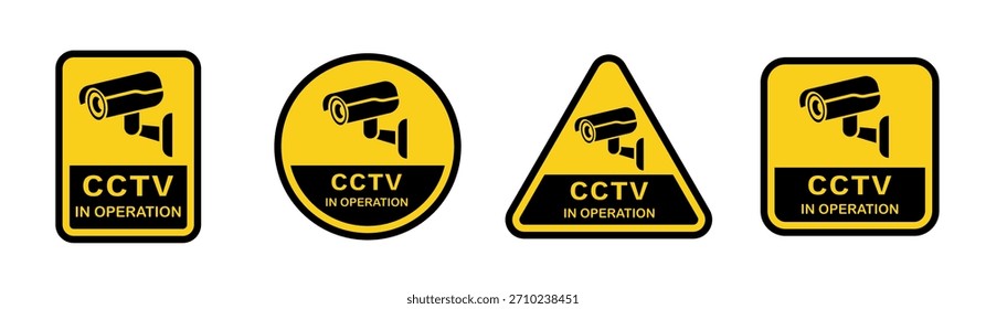 Kamerasymbol. CCTV-Symbole. Vektorsatz der Sicherheitskamera. Videokamerasymbol.