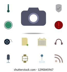 camera icon. color web icons universal set for web and mobile