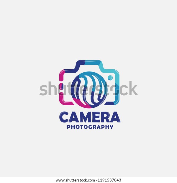 Camera Icon Colorful Photography Logo Vector Stock Vector (Royalty Free ...