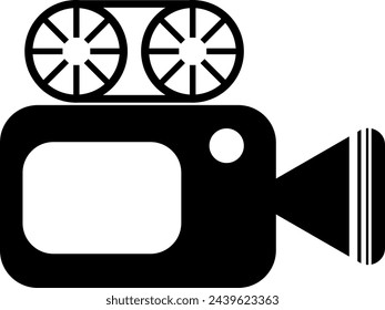 camera icon design in black