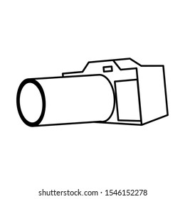 Camera icon design, Device gadget technology photography equipment digital and photo theme Vector illustration