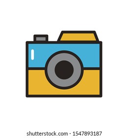 Camera icon design, Device gadget technology photography equipment digital and photo theme Vector illustration