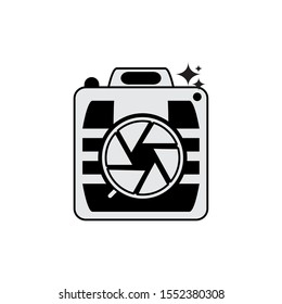 Camera icon design, Device gadget technology photography equipment digital and photo theme Vector illustration