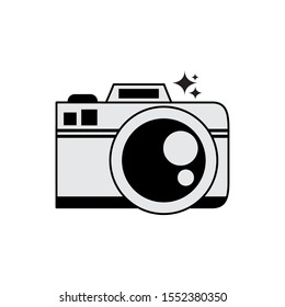 Camera icon design, Device gadget technology photography equipment digital and photo theme Vector illustration
