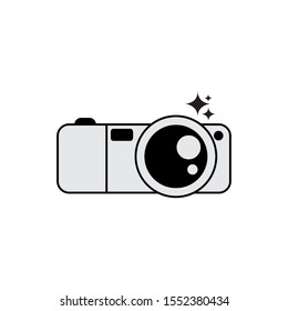 Camera icon design, Device gadget technology photography equipment digital and photo theme Vector illustration