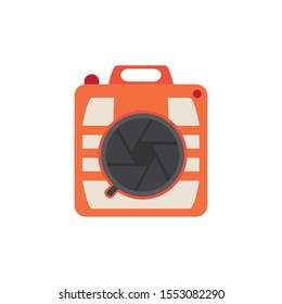 Camera icon design, Device gadget technology photography equipment digital and photo theme Vector illustration