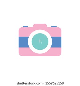 Camera icon design, Device gadget technology photography equipment digital and photo theme Vector illustration