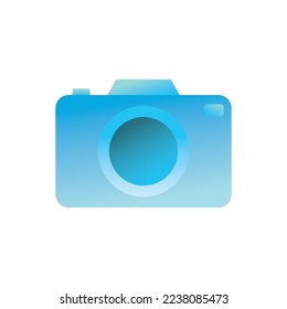 diseño de iconos de cámara. signo y símbolo de fotografía digital. ilustración vectorial del equipo de captura de imagen.