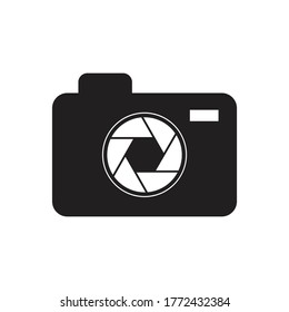 Camera icon design isolated on white background