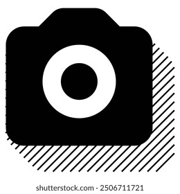 Camera Icon Design. Represents Camera, Photography, Photo, Snapshot. Vector icon.