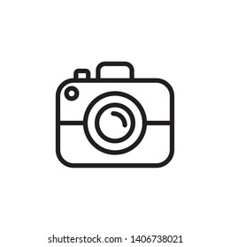 camera  icon design template. Trendy style, vector eps 10