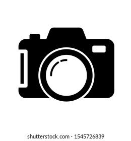 Camera icon design. Camera icon in trendy flat style design. Vector illustration.
