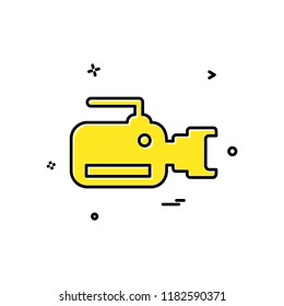Camera icon design vector