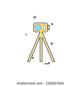 Camera icon design vector