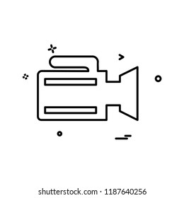 Camera icon design vector