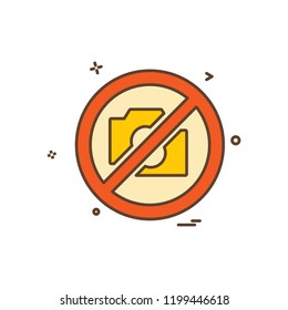 Camera icon design vector