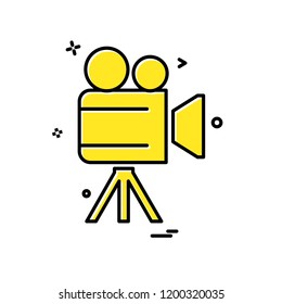 Camera icon design vector