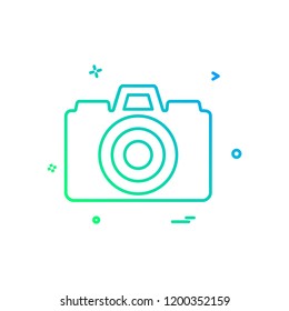 Camera icon design vector