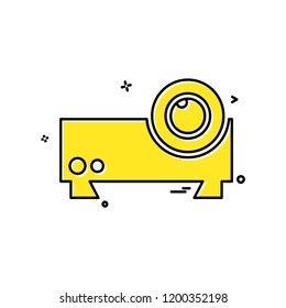Camera icon design vector