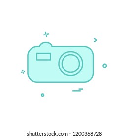 Camera icon design vector